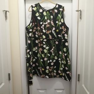 *CLOSET CLEAROUT* English satin Floral dress